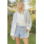 Denim Short Button Up