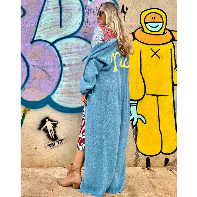 Adrianna Turquoise Cardigan