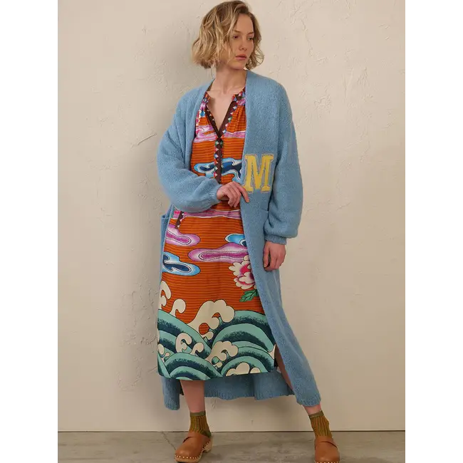 Adrianna Turquoise Cardigan