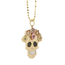 Mi Amor 14K Gold Ghostrider Skull