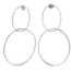 Oreo 14K Gold Double Hoop