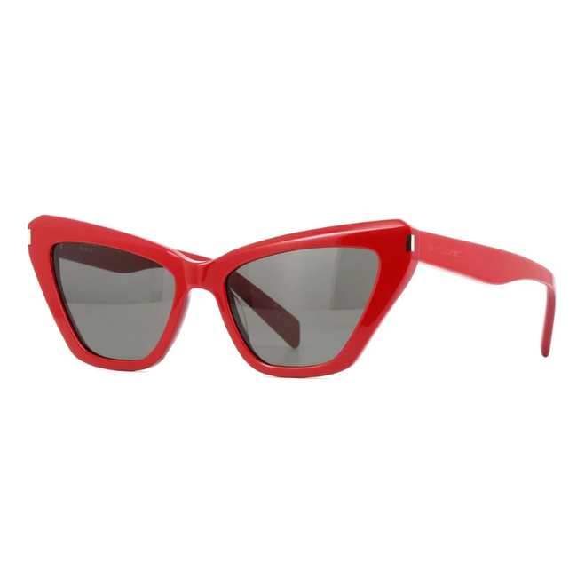 Saint Laurent Red Cat Eye Sunglasses