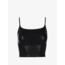 Faux Leather Cami Crop Top