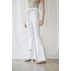 High Waist Belted Flare Jean
