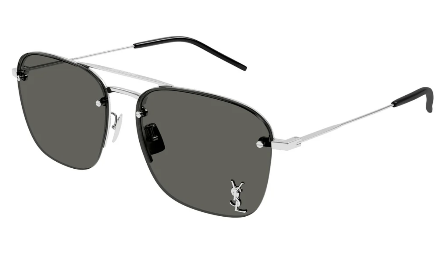 ハンサム♪◇Aviator Flame サングラス◇Saint Laurent Amazon.com: Saint Laurent Aviator-Frame Metal Sunglasses