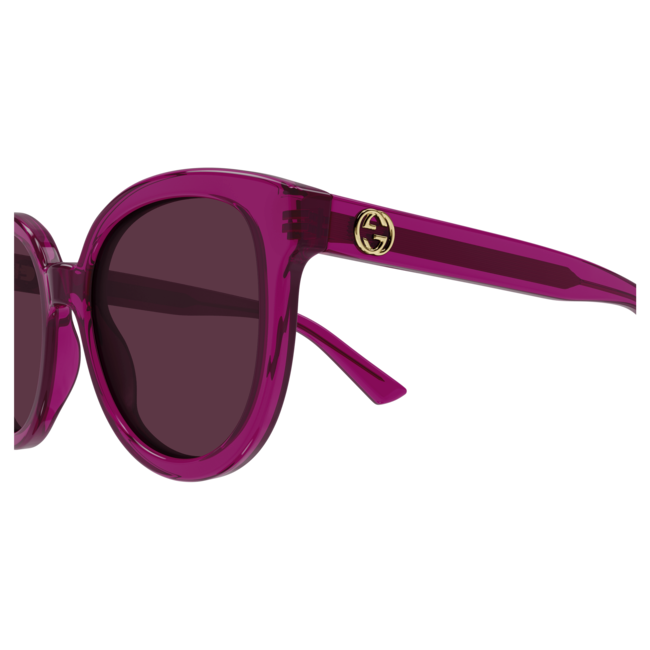 Fuchsia Slight Cateye Sunglasses
