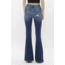 High Rise Flare W/ Button Up Jean