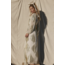 Gold Leaf Lapis Maxi Dress