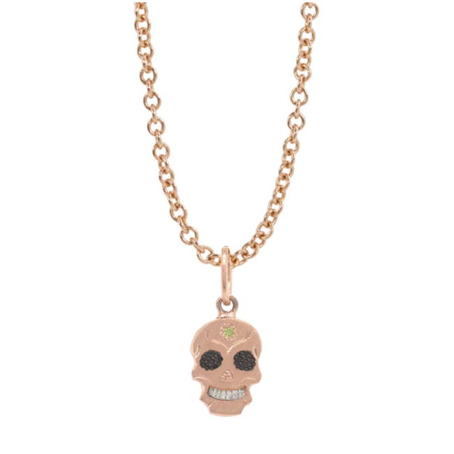 Ghostrider Skull 14K Teeny Tiny Charm