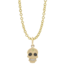 Ghostrider Skull 14K Teeny Tiny Charm