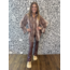 SeeSaw Private Label Lantern Sleeve Snakeskin Button Down Shirt