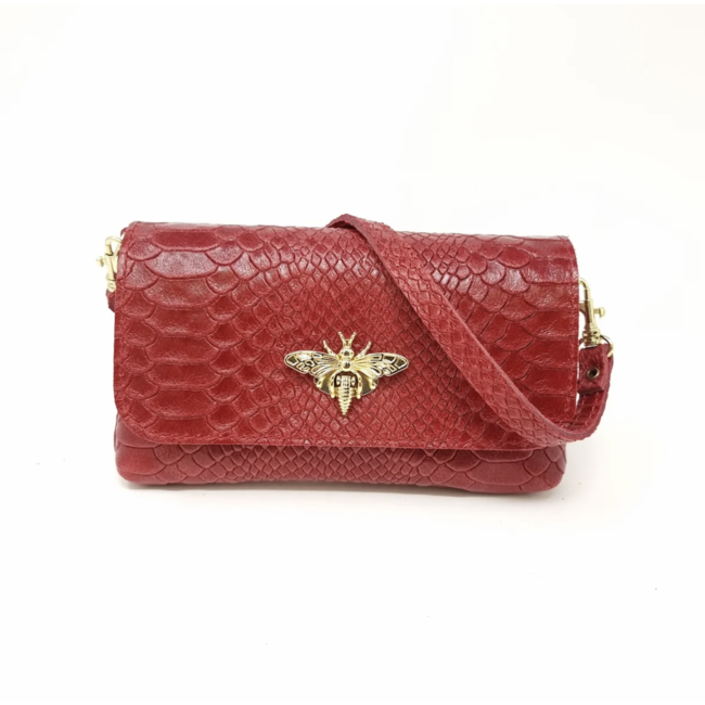 Leather Butterfly Crossbody
