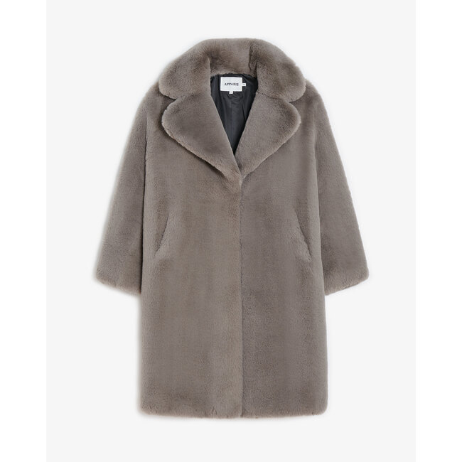 Steffi Long Faux Fur Coat