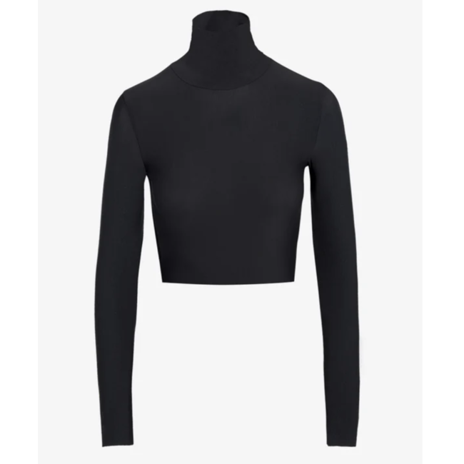 Butter Long Sleeve Cropped Turtleneck