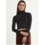 Butter Long Sleeve Cropped Turtleneck