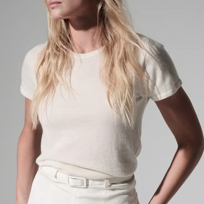 Cashmere S/S Crewneck