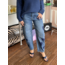 Shadow Patch Slouchy Curved Leg Jean