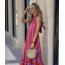 Halter Printed Maxi Dress