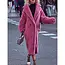 Faux Fur Coat Long Trench