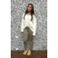 Q2 Cream Oversized Sweater