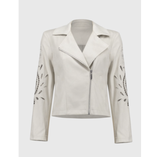 Joseph Ribkoff LDS Jacket Crochet Sleeve