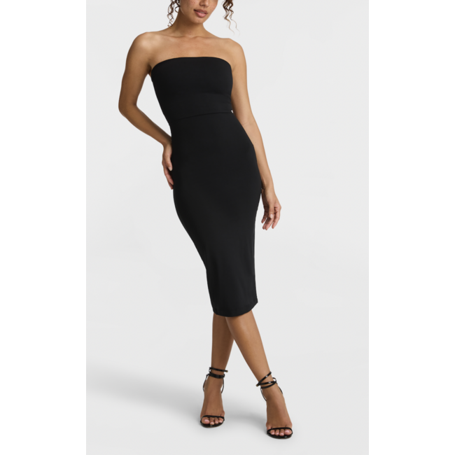 Butter Strapless Midi Dress