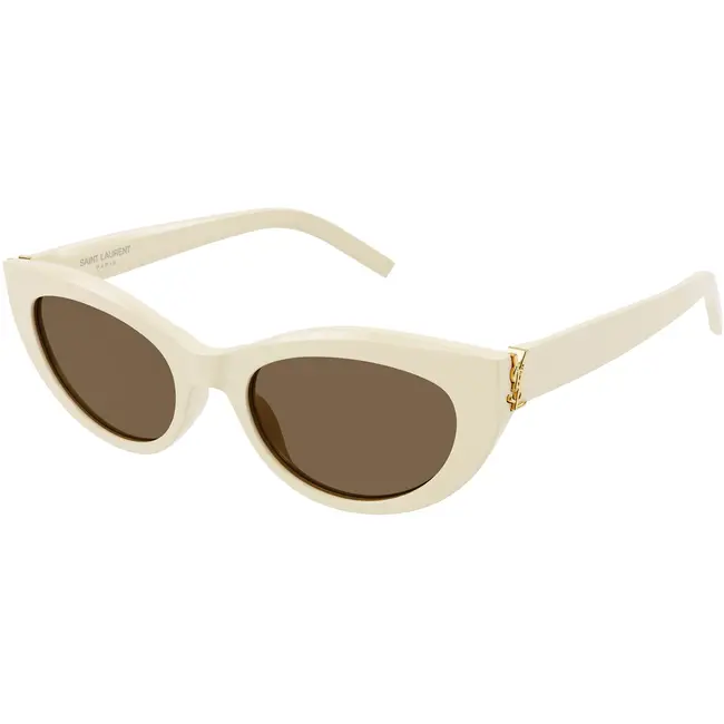 Cateye Ivory Brown Sunglasses