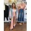 Metallic Wide Leg Trouser