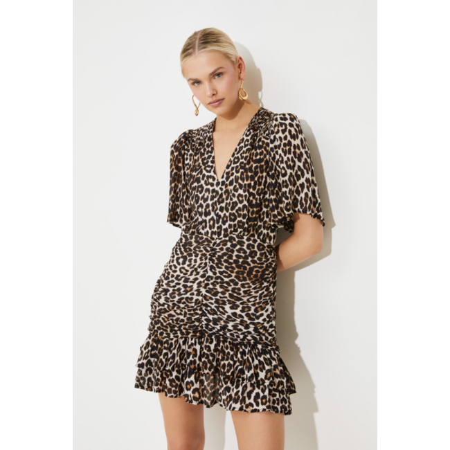 Short Leopard Print Dress
