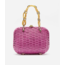 Hen Bag Peony Wicker Chain Pink