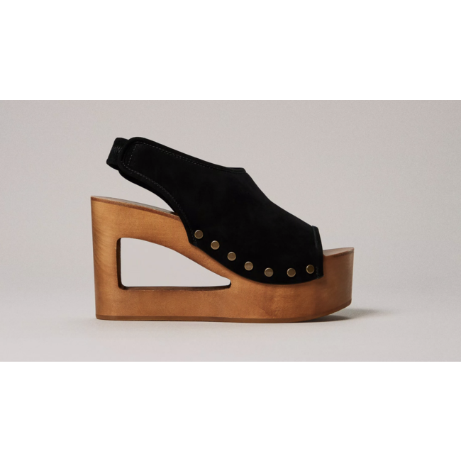 Suede Open Toe Sandal