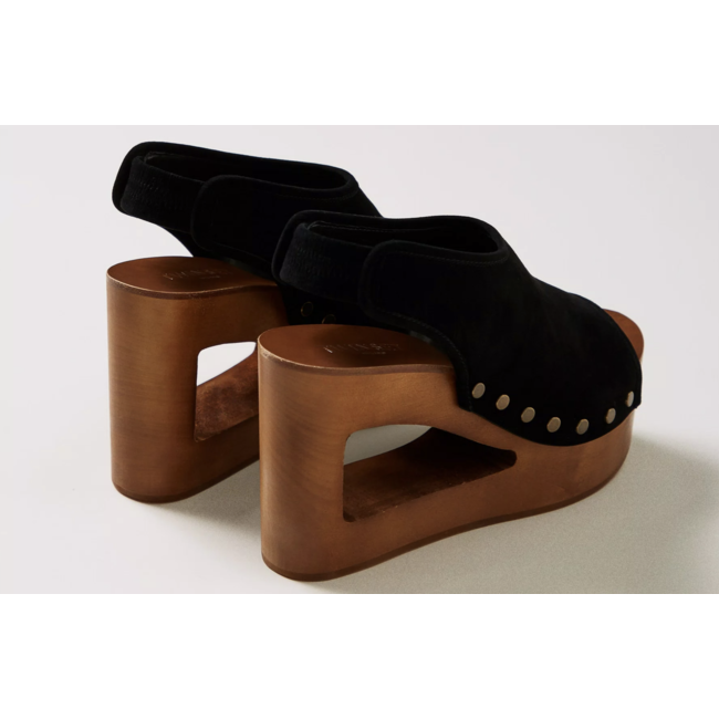 Suede Open Toe Sandal