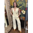 Tie Vest with Gold Button