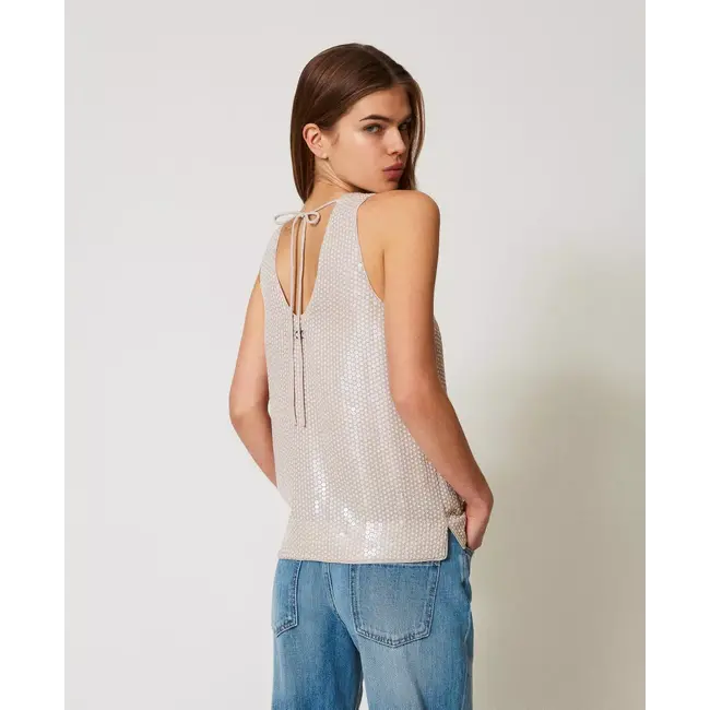 Sequin Tank Top