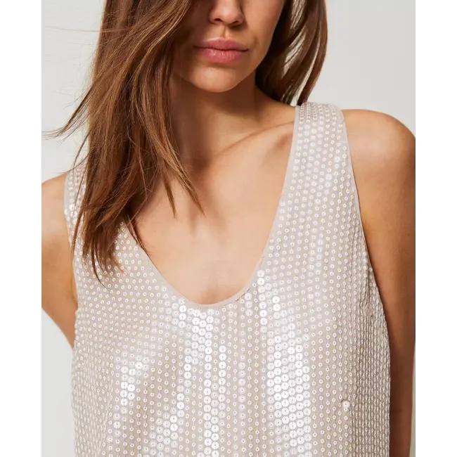 Sequin Tank Top