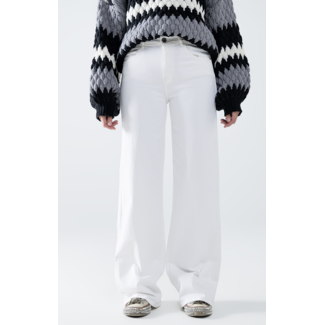 Q2 Wide Leg High Rise Pants