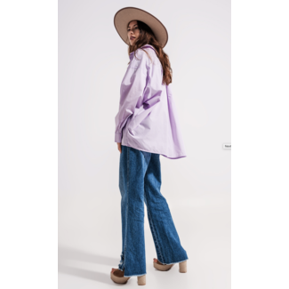 Q2 Relaxed Poplin Shirt