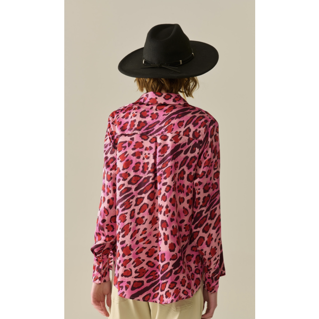 Leopard Print Buttoned Shirt