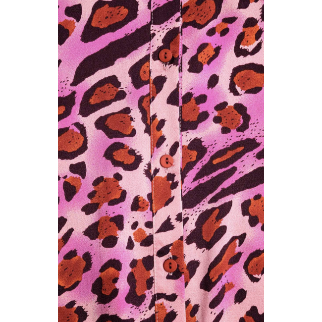 Leopard Print Buttoned Shirt