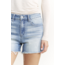 High Rise Frayed Hem Shorts