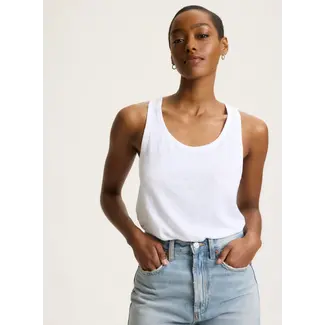 Majestic Stretch Linen Tank