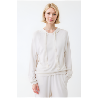 Majestic French Terry Long Sleeve  Hoodie with Drawstrings