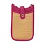 SeeSaw Private Label Leather and Straw Crossbody Bag