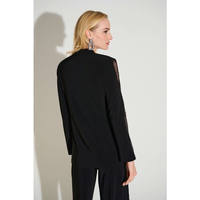 Silky Knit Fitted Blazer