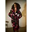 Silky Knit & Chiffon Floral Sheath Dress