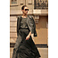 Foiled Faux Suede Fitted Jacket