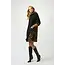 Recycled Woven Abstract Print And Silky Knit Dress