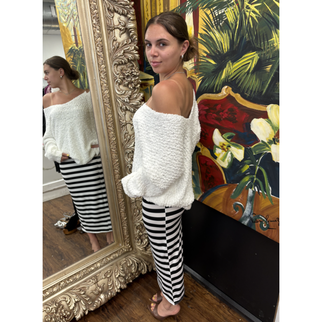 Openwork Pullover Knit Sweater