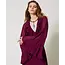 Capri' long dress in georgette with ruffles