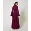 Capri' long dress in georgette with ruffles